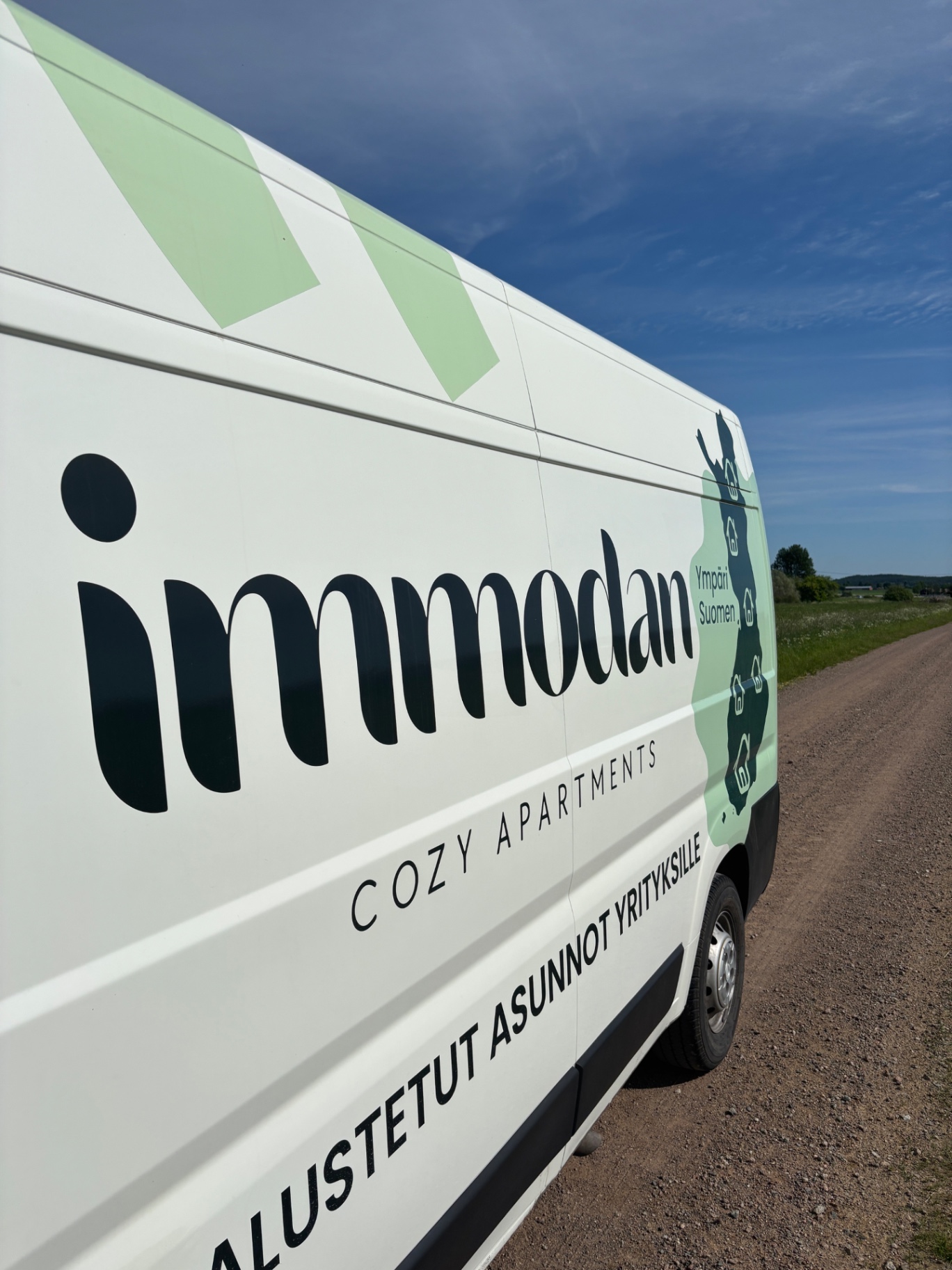 Immodan-pakettiauto – kalustetut asunnot yrityksille ympäri Suomen
